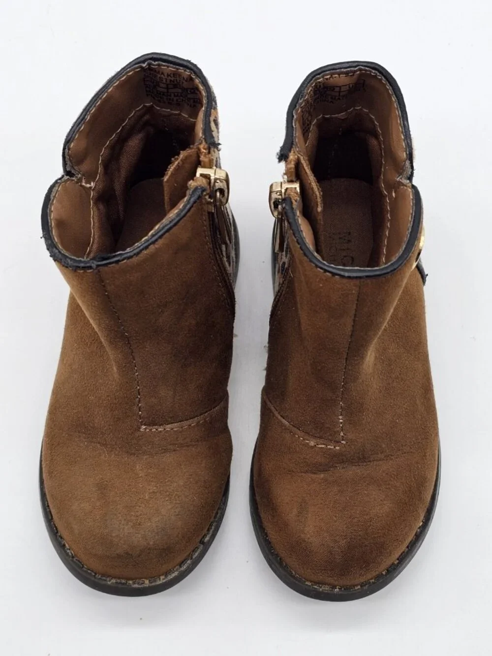 Michael Michael Kors Baby Girls Boots Size 6 Brown Leopard Cowgirl Western Shoes